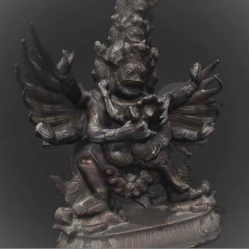 西藏歡喜佛3D模型：數字化藝術中的佛教雕塑鑒賞